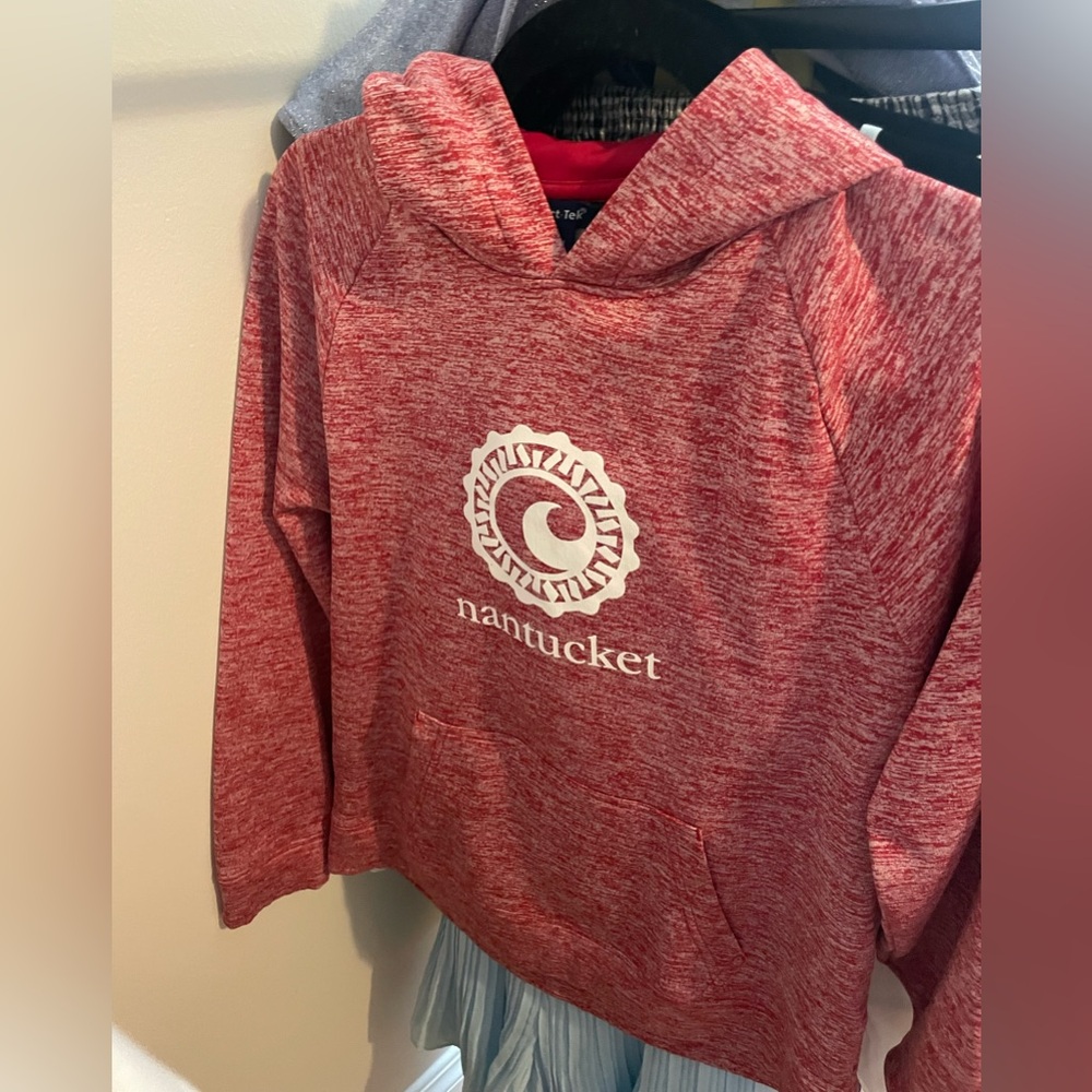 Youth Red Nantucket Hoodie